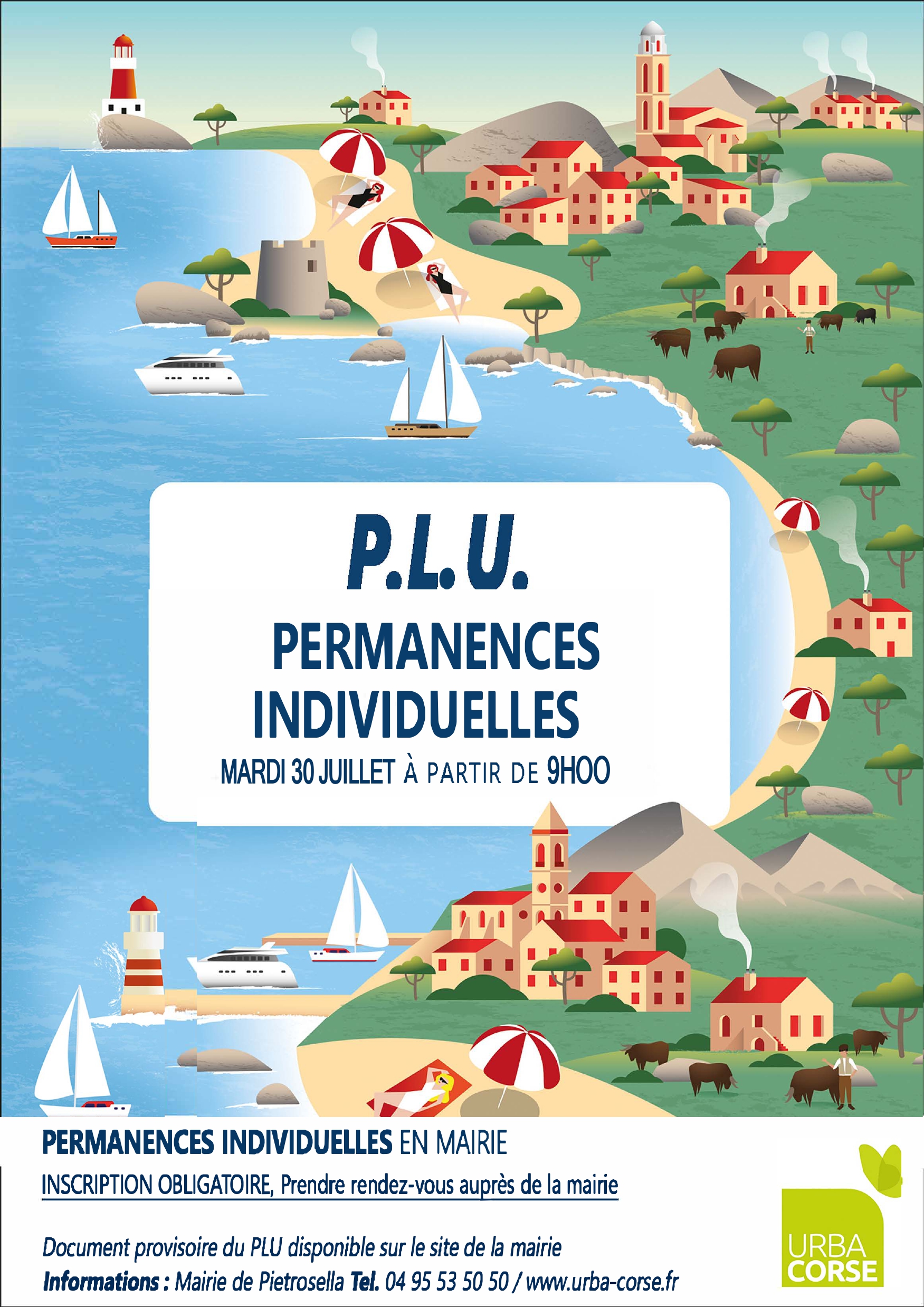 Révision générale du PLU - Permanence par le bureau d'études - 30 juillet