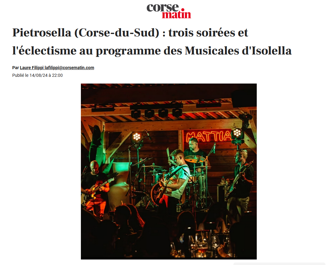 Les musicales de l'Isolella